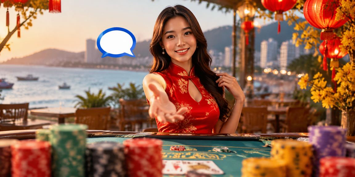 Người chơi tại Vũng Tàu thưởng thức cà phê và chơi Baccarat trực tuyến trên điện thoại